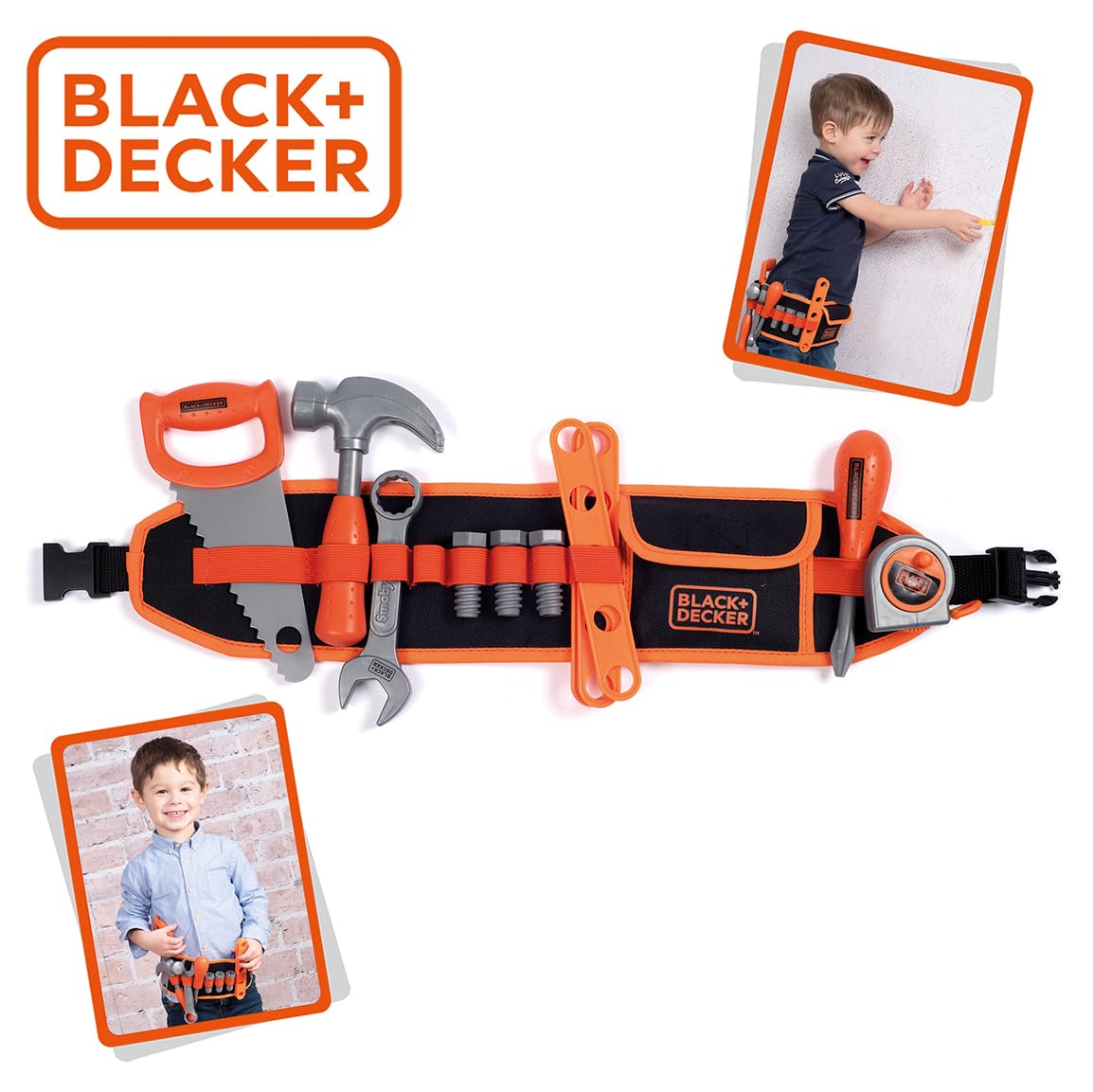 smoby-black-decker-werkzeugg-rtel-spielwerkzeug-14-teile image 2
