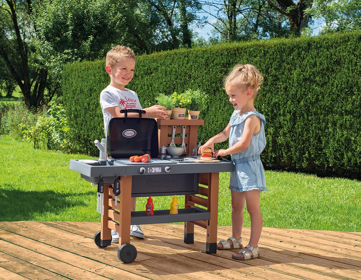 smoby-tefal-gartenspielk-che-outdoor-mit-grill image 4