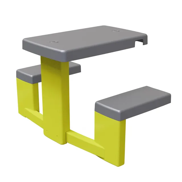 smoby-life-picknicktisch-mit-2-b-nken-uv-fest-ab-2-jahren image 1