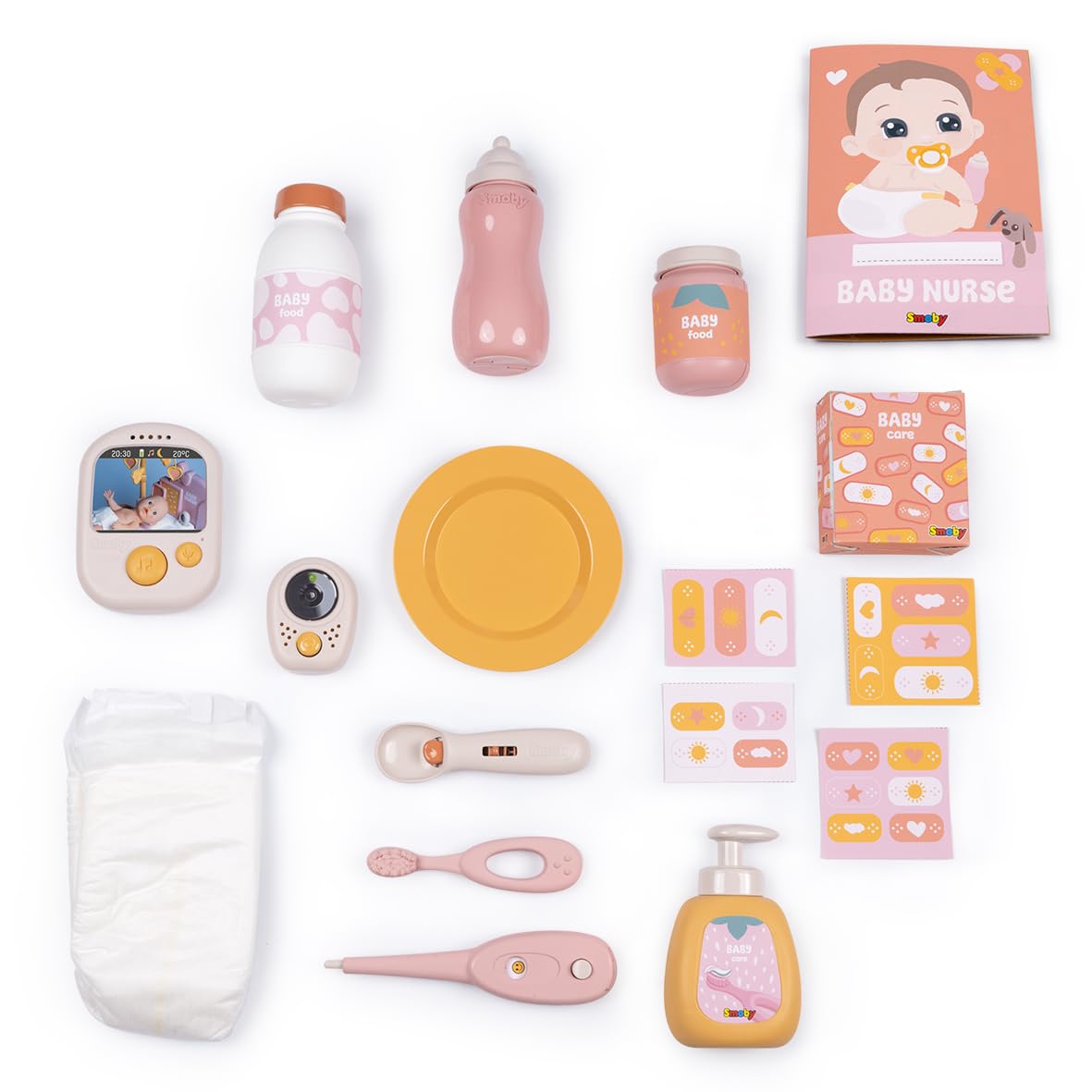 smoby-baby-nurse-cocoon-puppenm-bel-beige-42-cm-16-teile image 3