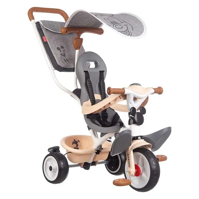 smoby-mickey-mouse-dreirad-baby-balade-plus-l-mit-schubstange image 1