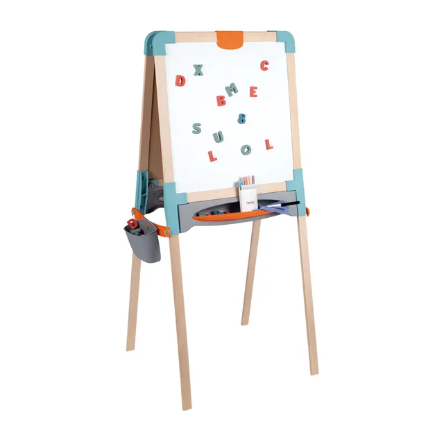 smoby-life-holztafel-kreativtafel-doppelseitig-mit-80-teilen image 1
