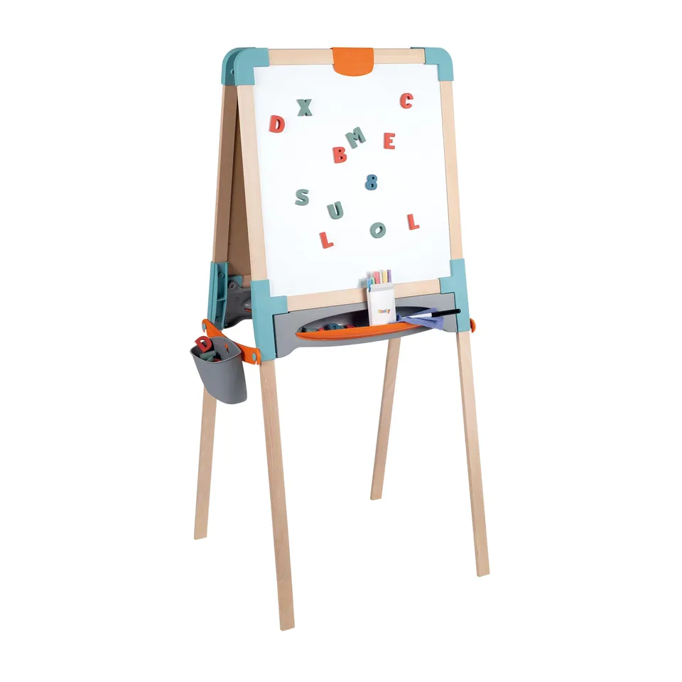 smoby-life-holztafel-kreativtafel-doppelseitig-mit-80-teilen image 1