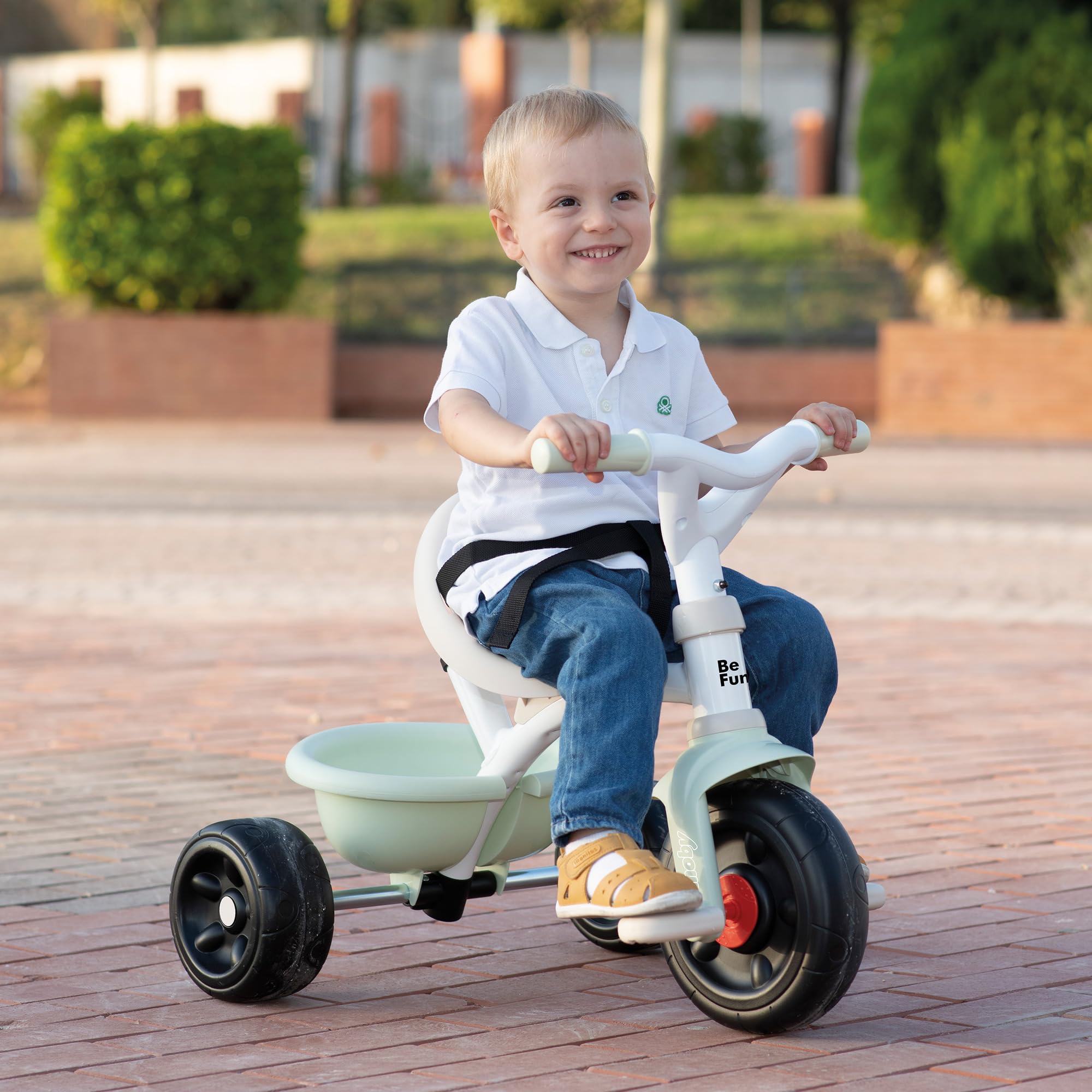 smoby-life-be-fun-komfort-dreirad-gr-n-mit-schubstange-ab-10-m image 5