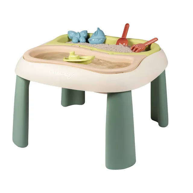 smoby-life-sand-und-wassertisch-recycled-mit-zubeh-r image 1