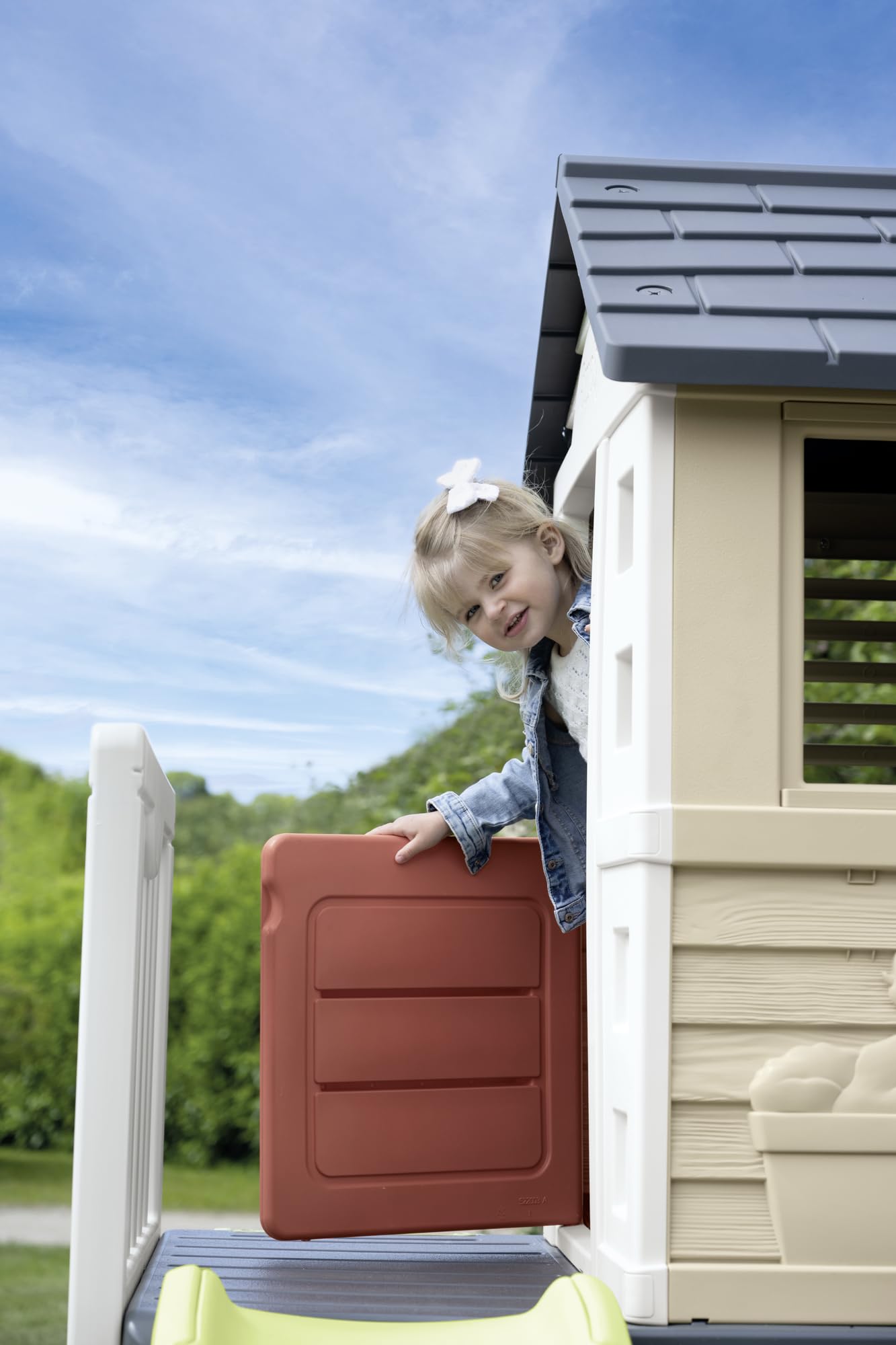 smoby-life-stelzenhaus-mit-rutsche-recycled-spielhaus-ab-2-jahren image 2