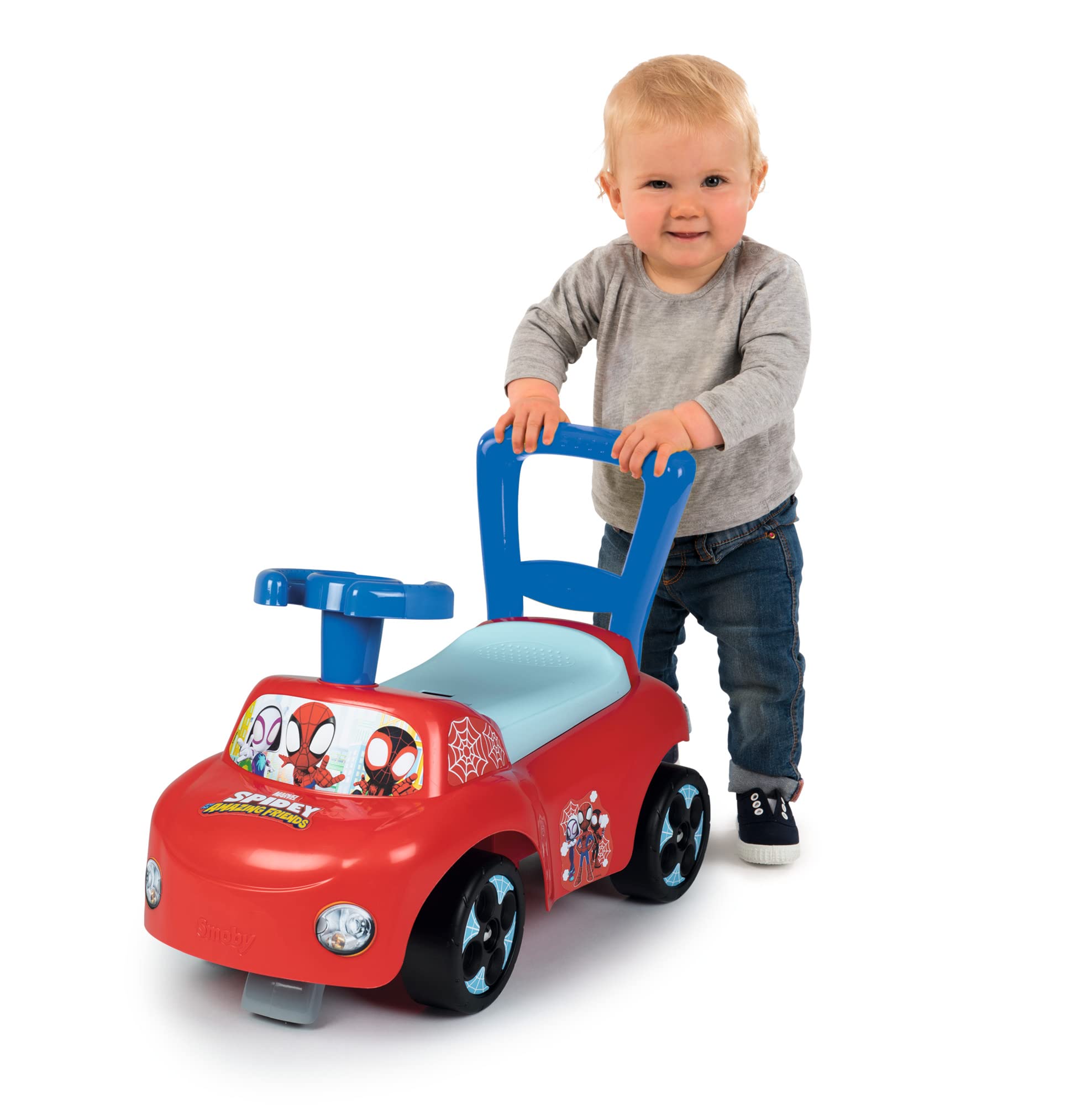 smoby-spidey-rutschauto-rutscher-ab-10-monate-mit-staufach image 4