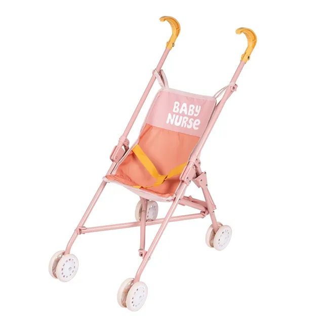 smoby-baby-nurse-puppenbuggy-puppenwagen-rosa-klappbar-ab-2-j image 1