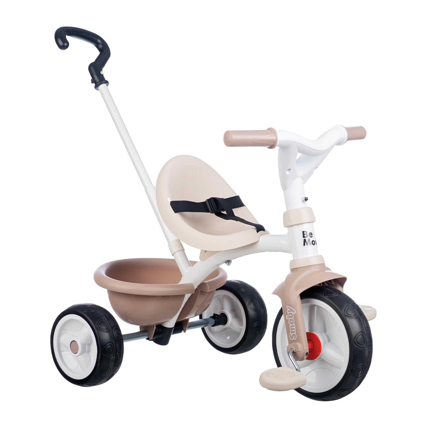 smoby-be-move-dreirad-beige-schubstange-gurt-ab-15-monate image 1
