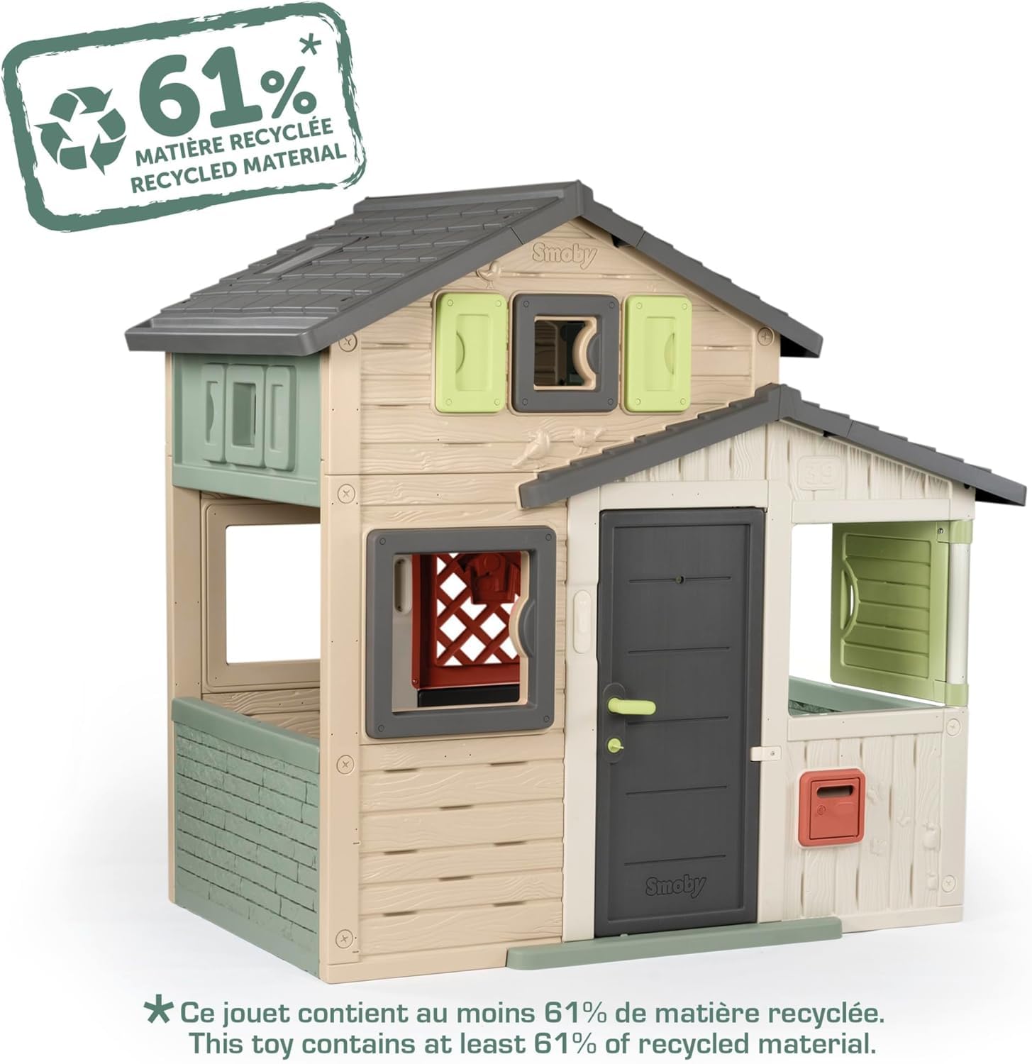 smoby-life-friends-house-evo-spielhaus-outdoor-recycelt-2-t-ren image 3