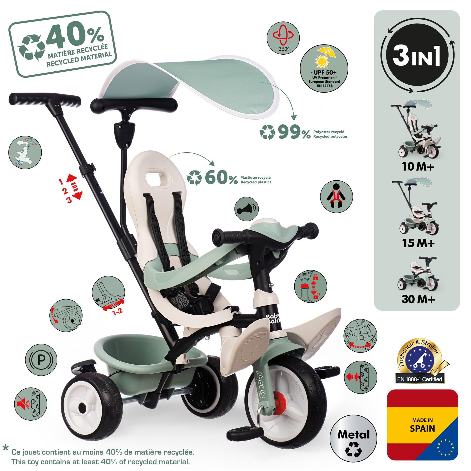 smoby-life-baby-balade-3-in-1-dreirad-mitwachsend-recycelt image 2