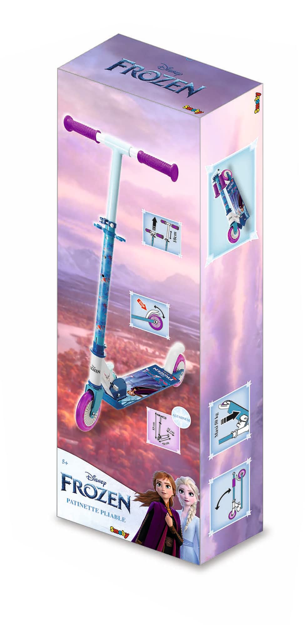 smoby-disney-frozen-750363-roller-klappbar-ab-5-jahren image 3