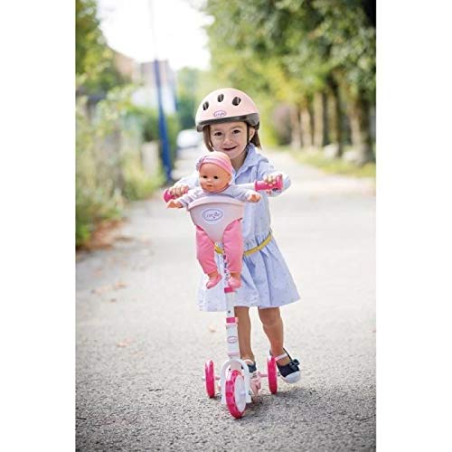 smoby-corolle-3-rad-roller-tretroller-mit-puppenhalter image 3