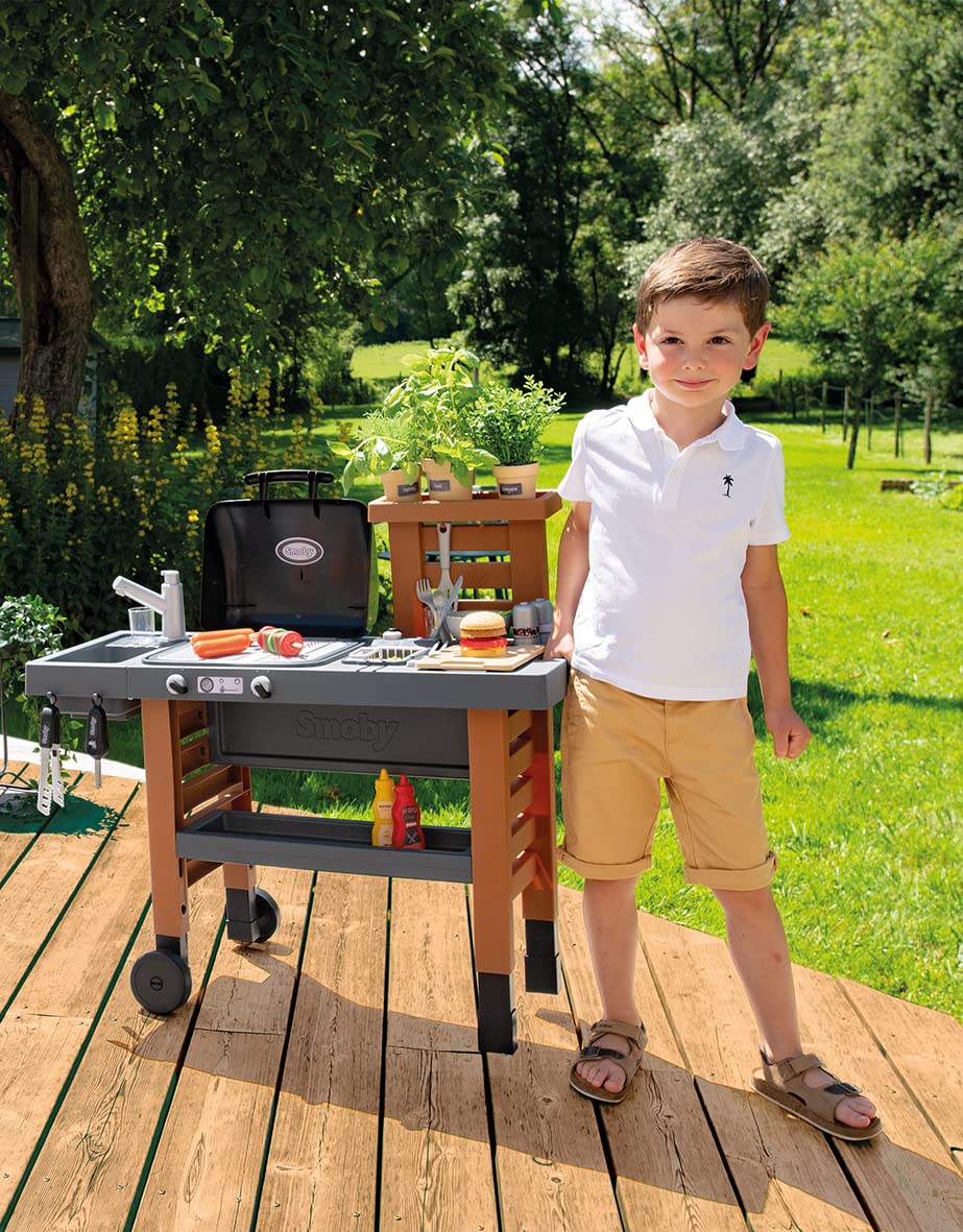 smoby-tefal-gartenspielk-che-outdoor-mit-grill image 5