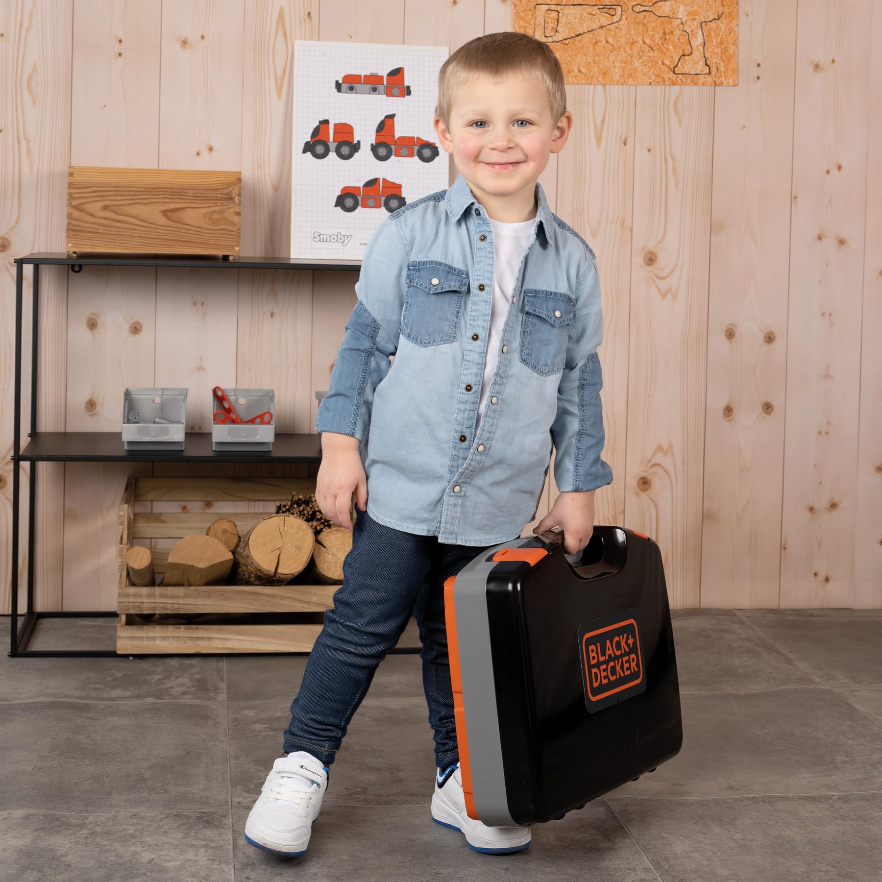smoby-black-decker-werkzeugkoffer-bricolo-werkbank image 7