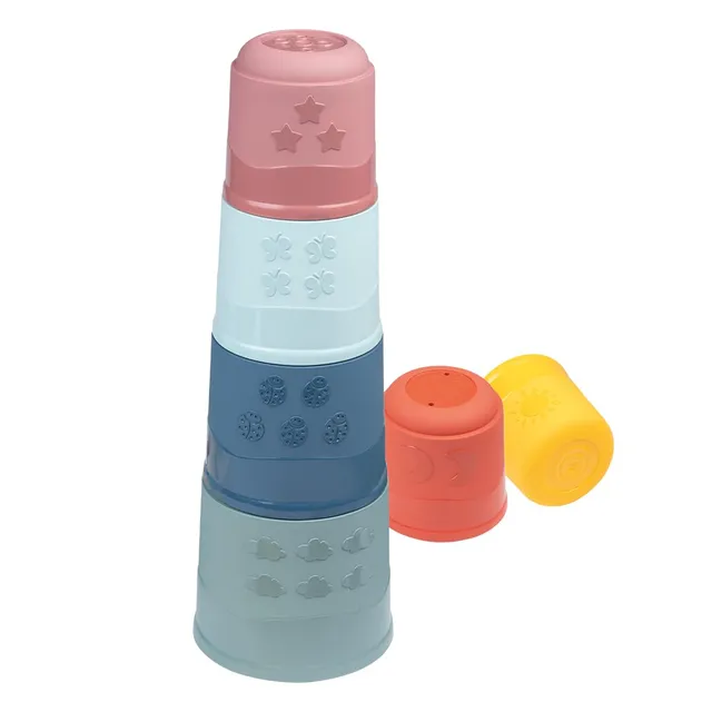 smoby-little-smoby-magic-tower-stapelbecher-6-teilig-ab-12-monaten image 1