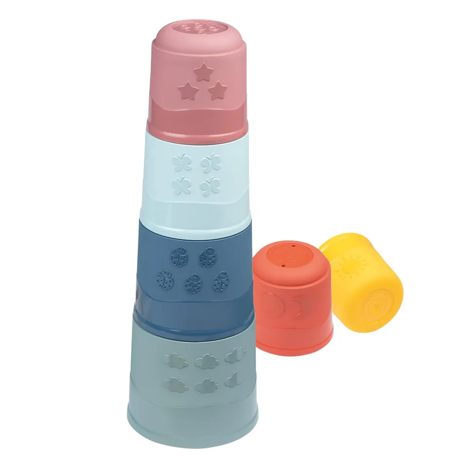 smoby-little-smoby-magic-tower-stapelbecher-6-teilig-ab-12-monaten image 1