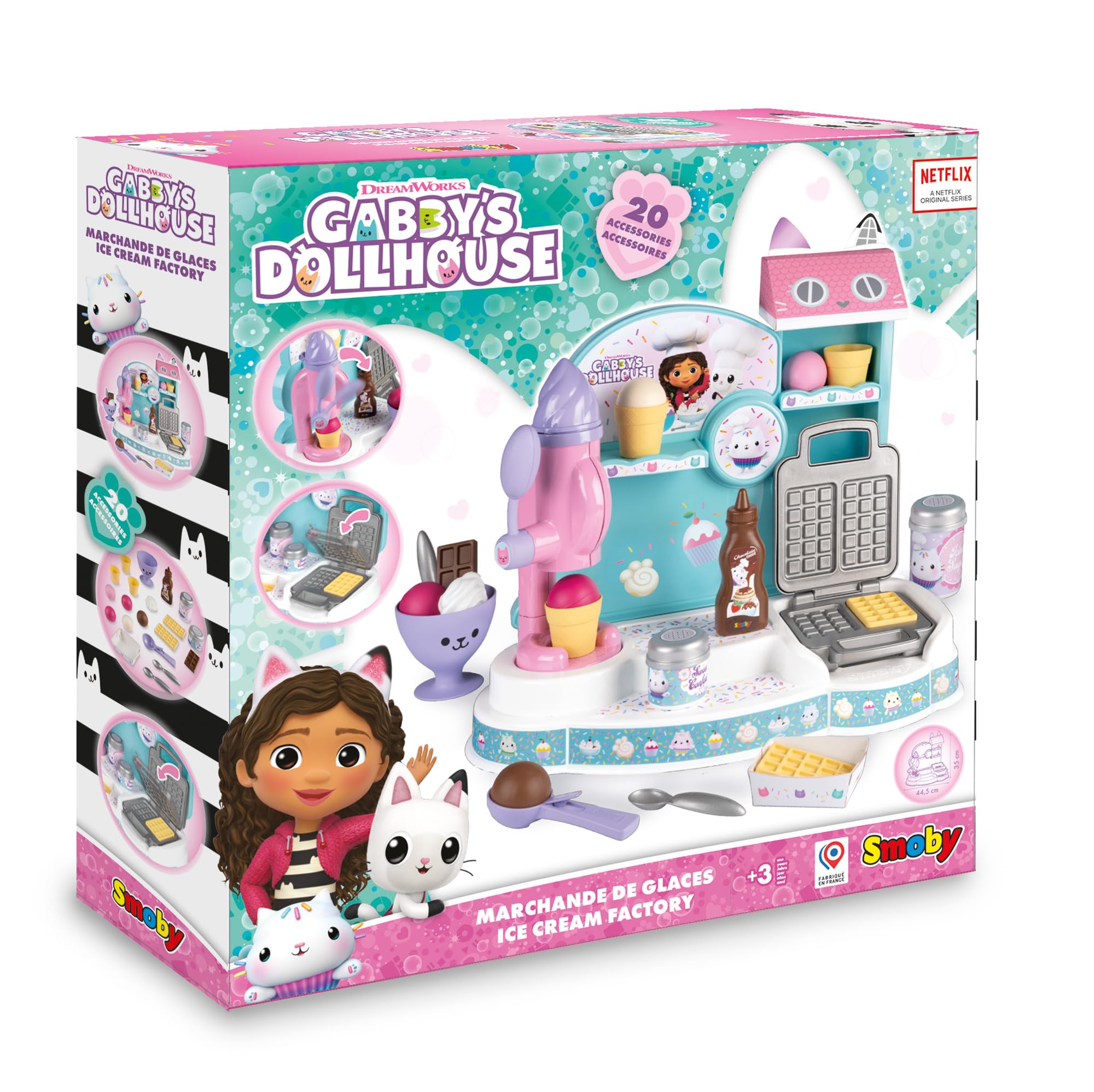 smoby-gabby-s-dollhouse-eisdiele-mit-eismaschine-20-teile-ab-3-j image 5