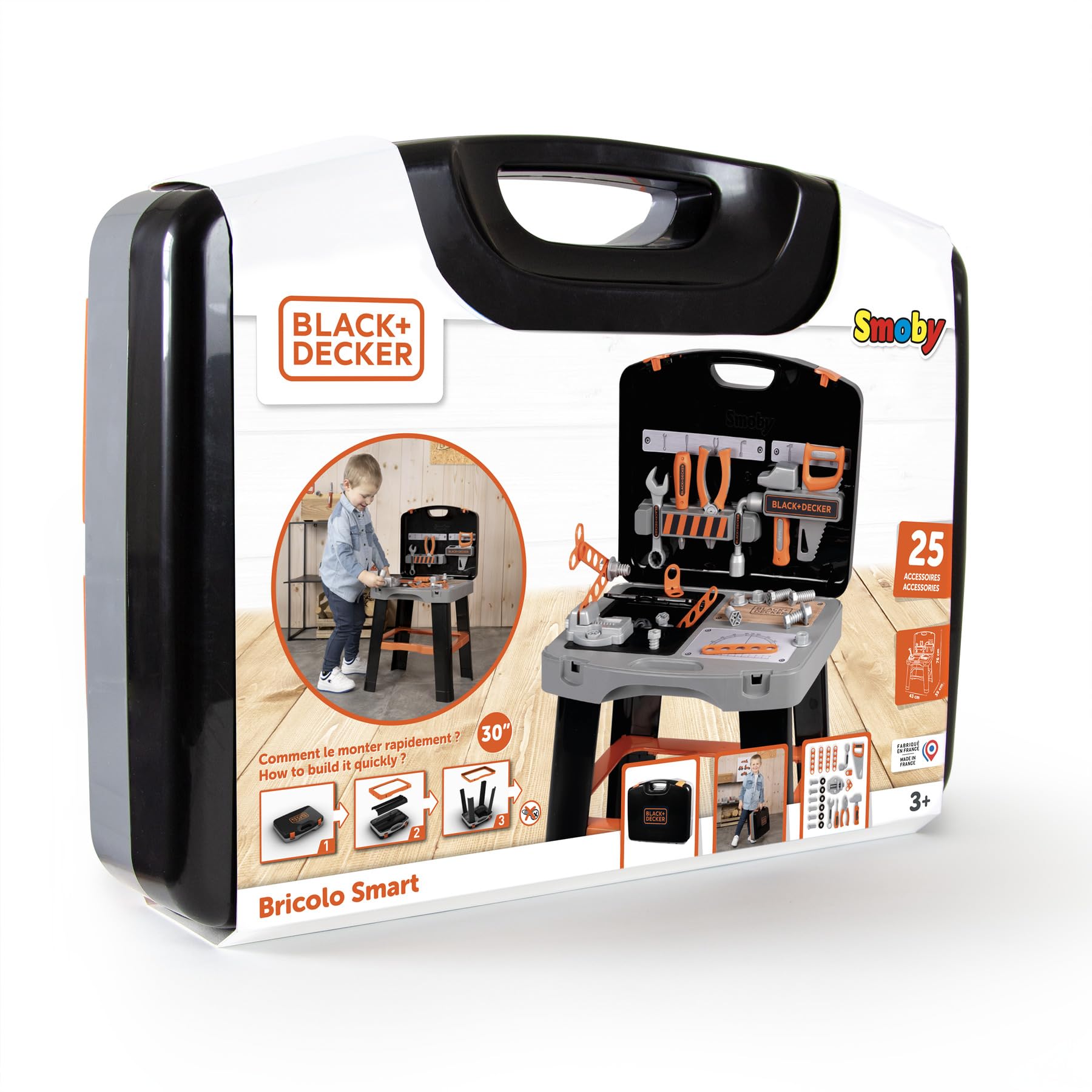 smoby-black-decker-werkzeugkoffer-bricolo-werkbank image 5