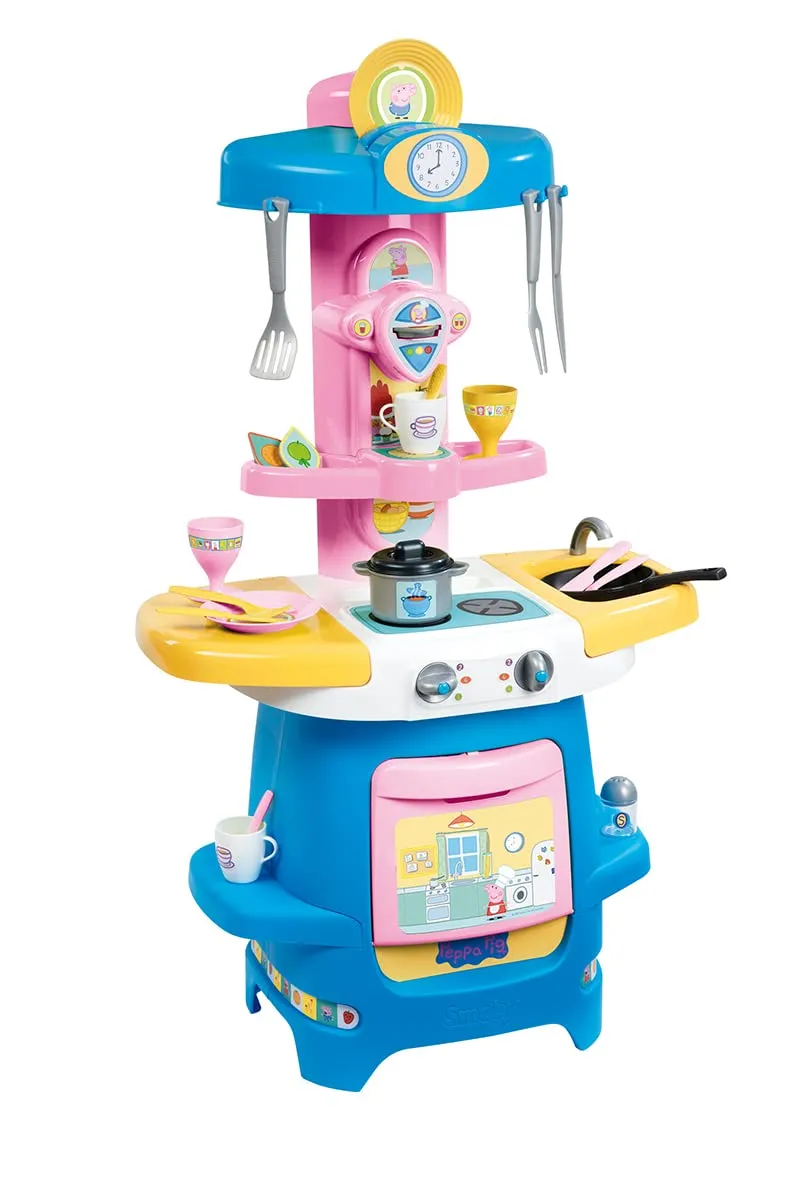 smoby-peppa-wutz-cooky-k-che-spielk-che-22-tlg-rosa image 1
