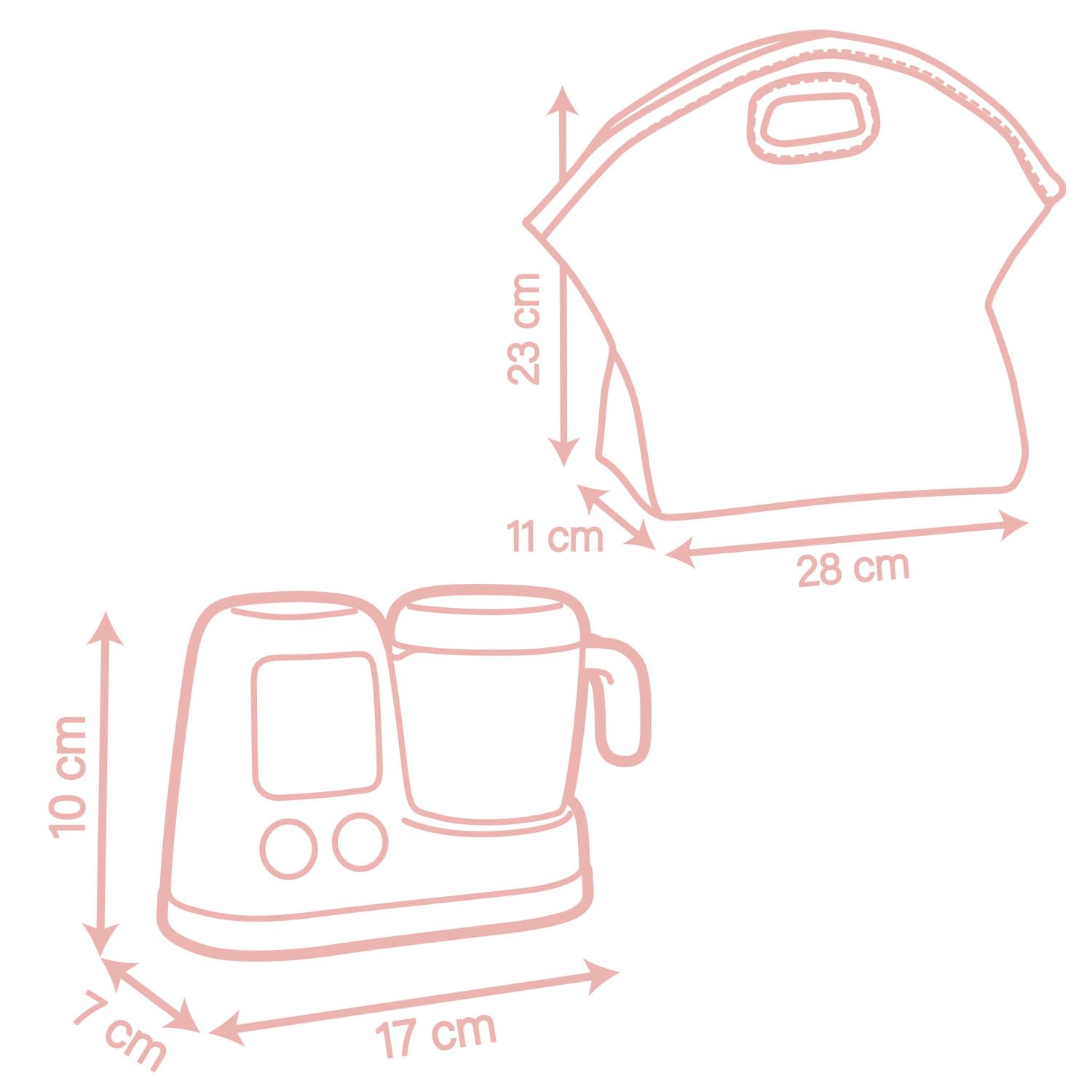 smoby-baby-nurse-lunch-set-puppen-mahlzeitset-mit-mixer image 6