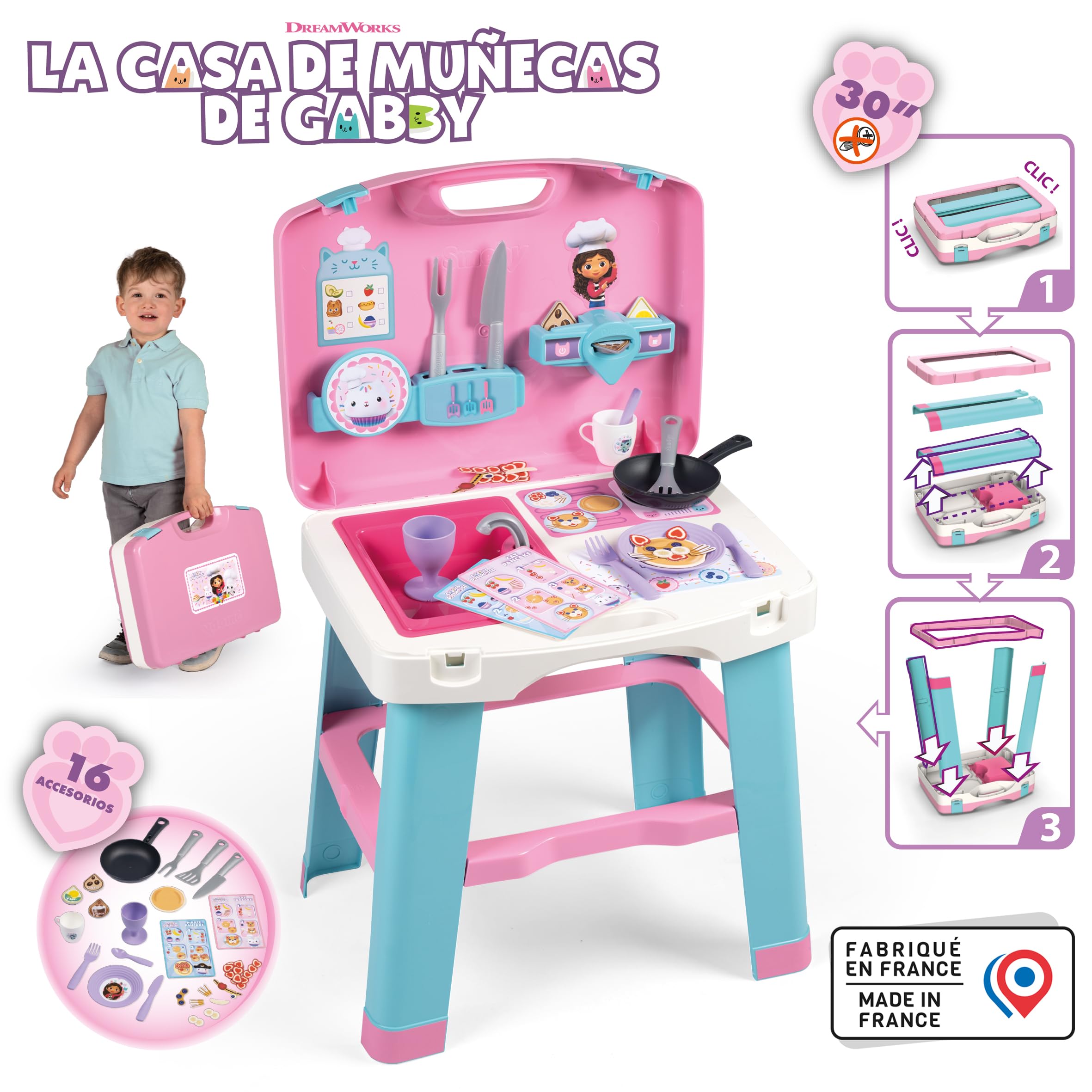 smoby-gabby-s-dollhouse-mobile-spielk-che-k-che-13-teilig-ab-3-j image 2