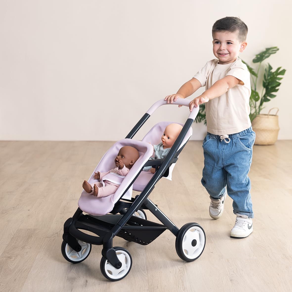 smoby-maxi-cosi-zwillings-puppenwagen-f-r-2x42cm-ab-3-jahre image 4