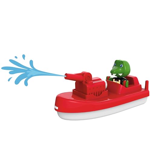 aquaplay-sploshy-fireboat-feuerwehrboot-rot-mit-spritzfunktion image 7