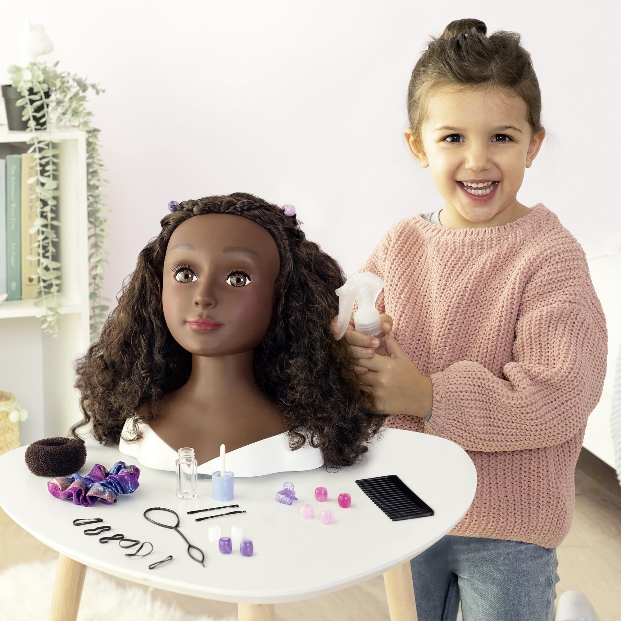 smoby-my-beauty-frisierkopf-afro-schminkkopf-mit-23-zubeh-r image 4