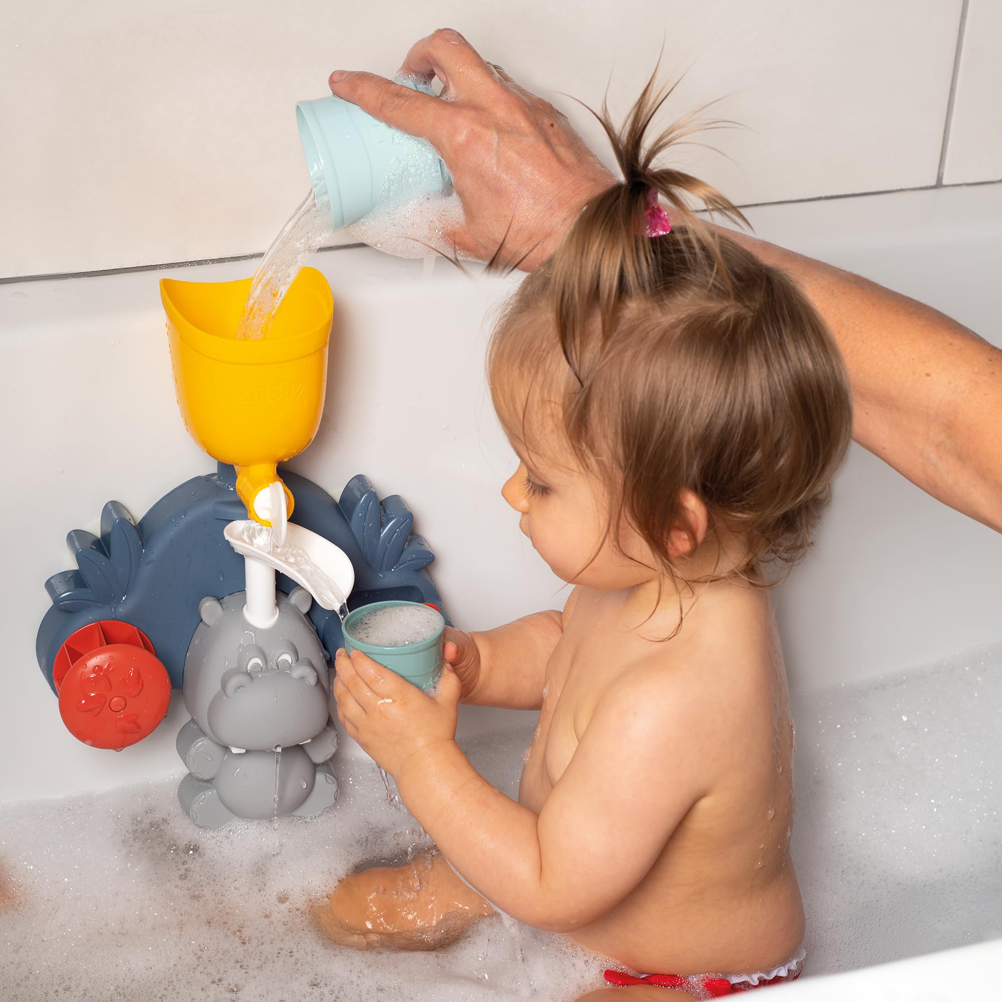 little-smoby-hippo-badewannenspielzeug-ab-1-jahr-becher image 7