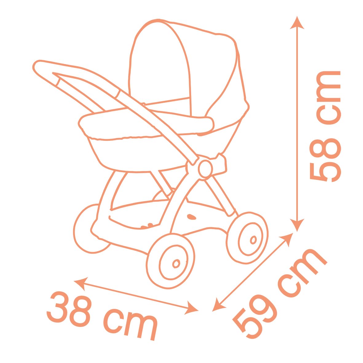 smoby-baby-nurse-puppenwagen-42-cm-mit-korb-ab-18-monaten image 6