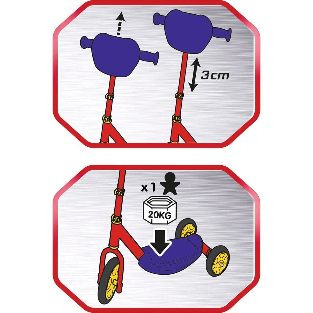 smoby-disney-cars-roller-scooter-3-r-der-metallrahmen image 4