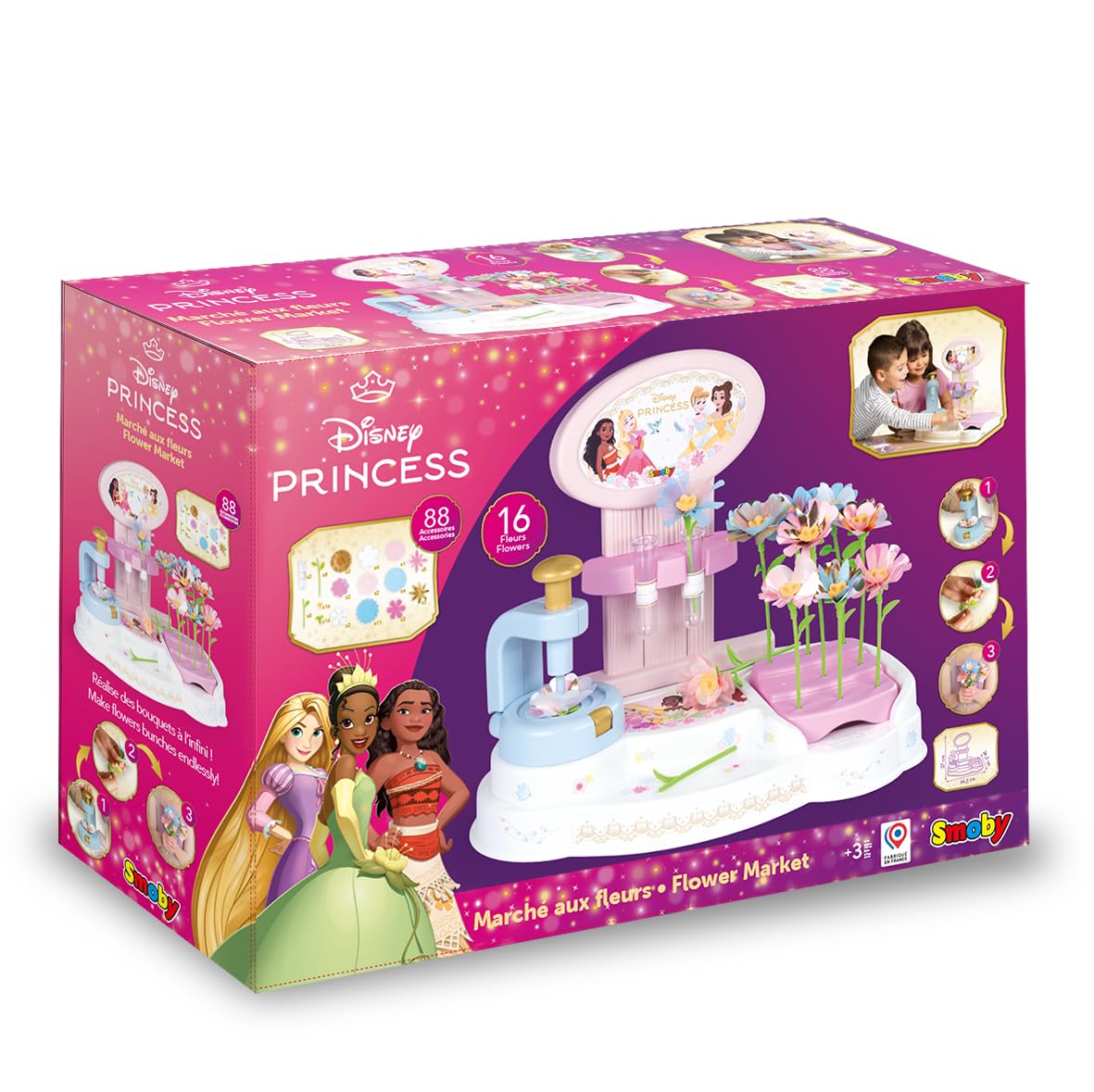 smoby-disney-princess-flower-market-bastelset-88-teile image 7