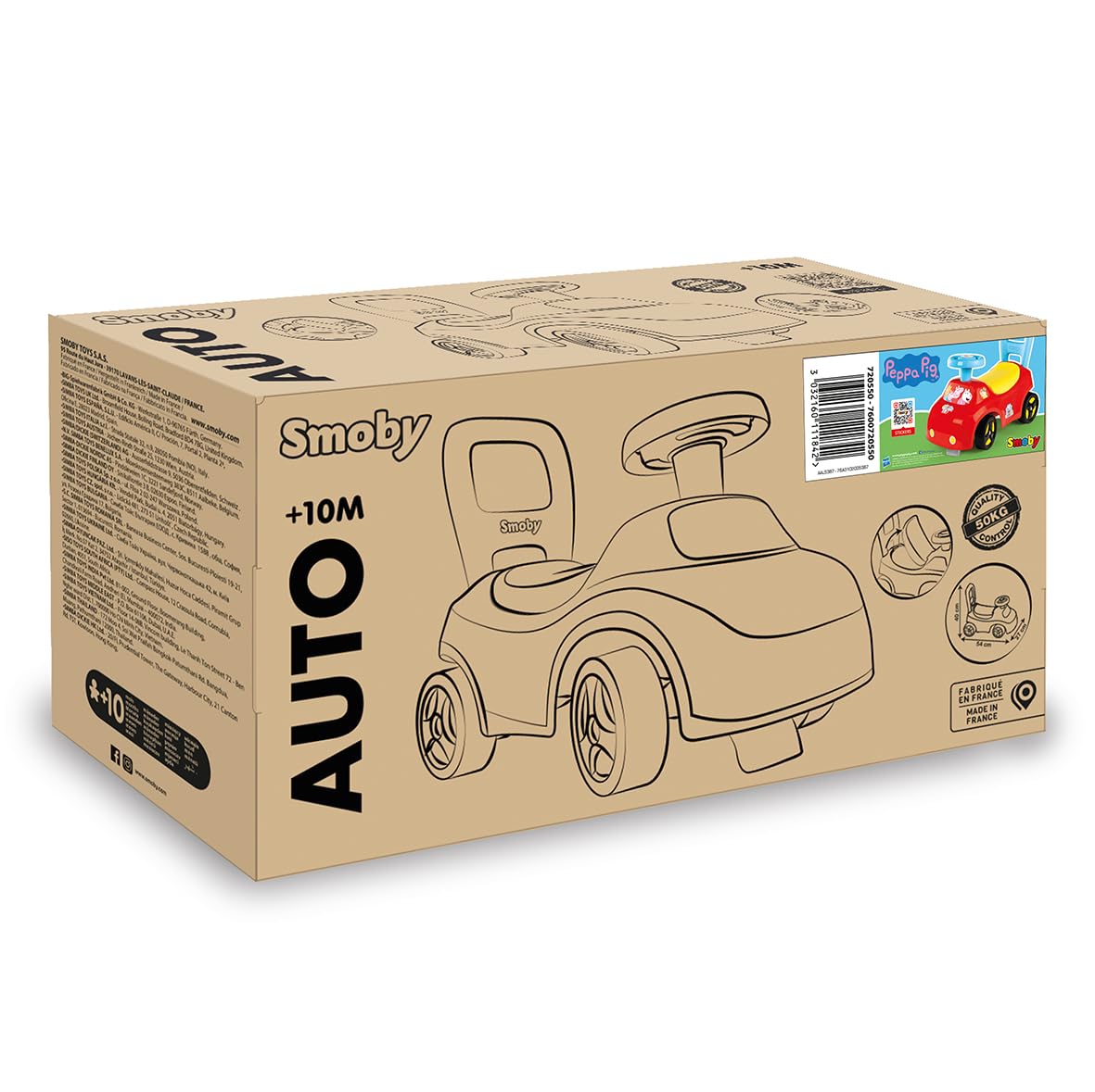 smoby-peppa-pig-rutscher-rutschauto-mit-hupe-ab-10-monaten image 7
