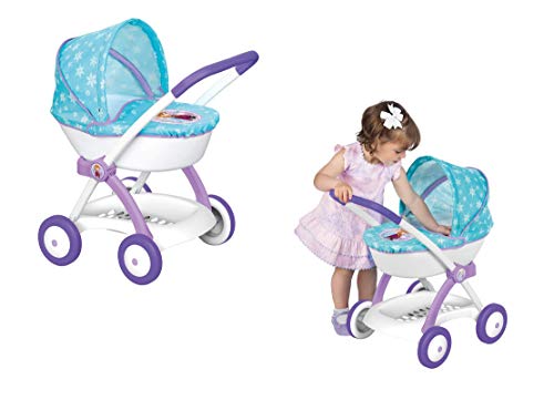 smoby-baby-nurse-puppen-buggy-frozen-blau-geschenk-ab-3-jahre image 7