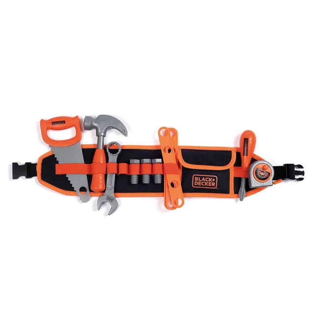 smoby-black-decker-werkzeugg-rtel-spielwerkzeug-14-teile image 1