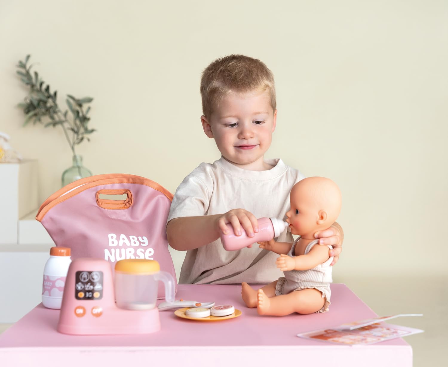 smoby-baby-nurse-lunch-set-puppen-mahlzeitset-mit-mixer image 4