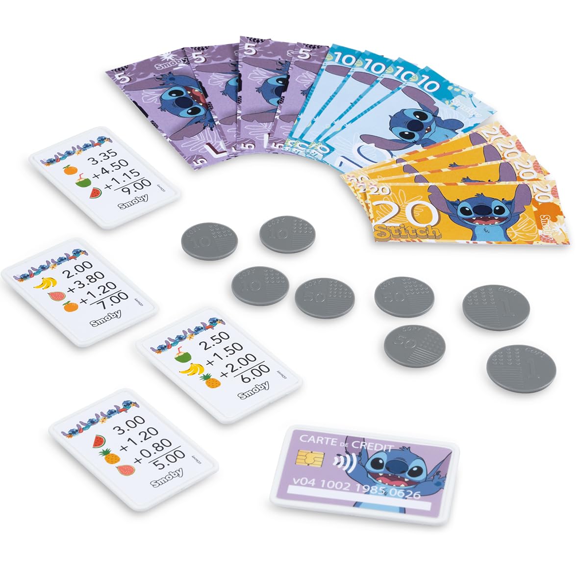 smoby-disney-stitch-supermarktkasse-kinderkasse-mit-mikrofon image 3