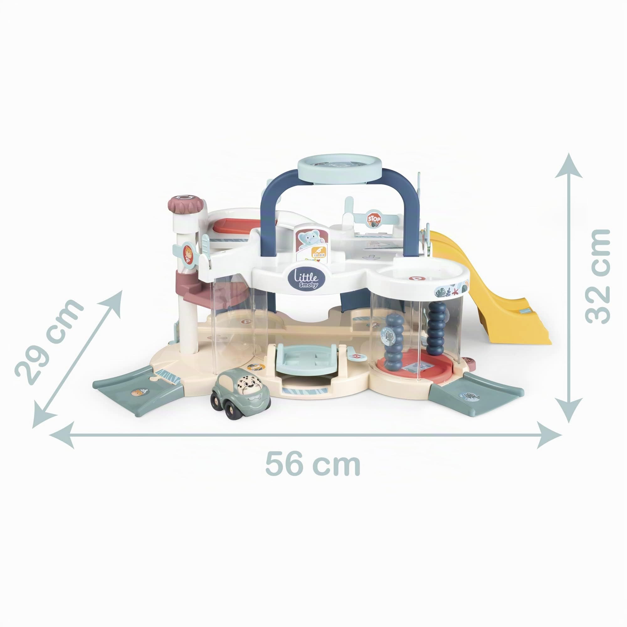 smoby-little-smoby-multi-parkgarage-mit-auto-ab-18-monaten image 6