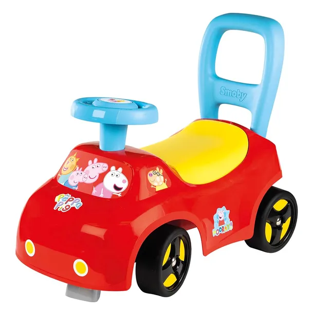 smoby-peppa-pig-rutscher-rutschauto-mit-hupe-ab-10-monaten image 1