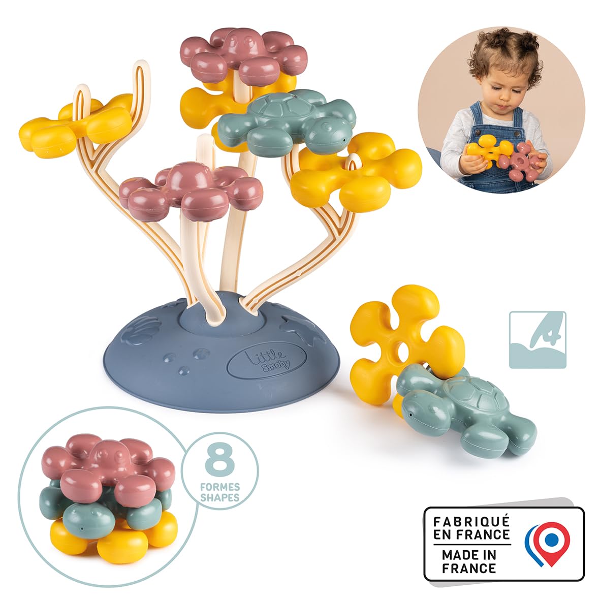 smoby-little-korallen-steckspiel-motorikspielzeug-ab-1-jahr image 2