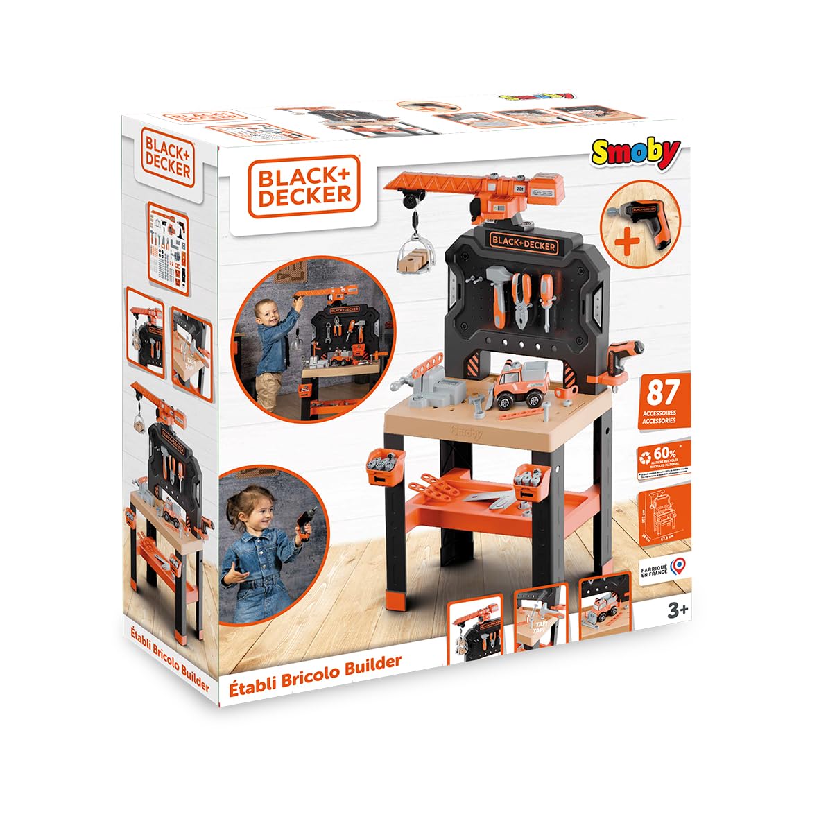smoby-black-decker-werkbank-mit-kran-87-teile-ab-3-j image 5