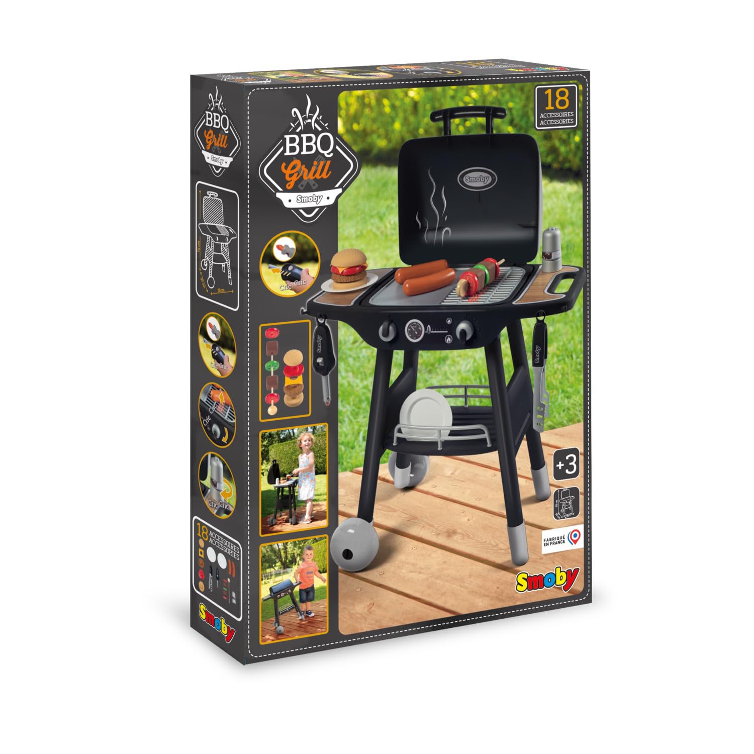 smoby-tefal-barbecue-kindergrill-18-tlg-ab-3-jahre image 7