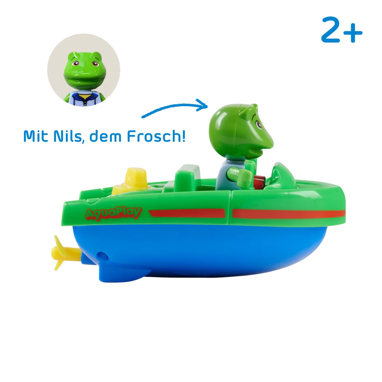 aquaplay-sploshy-sportboot-mit-aufziehmotor-blau-gr-n image 2