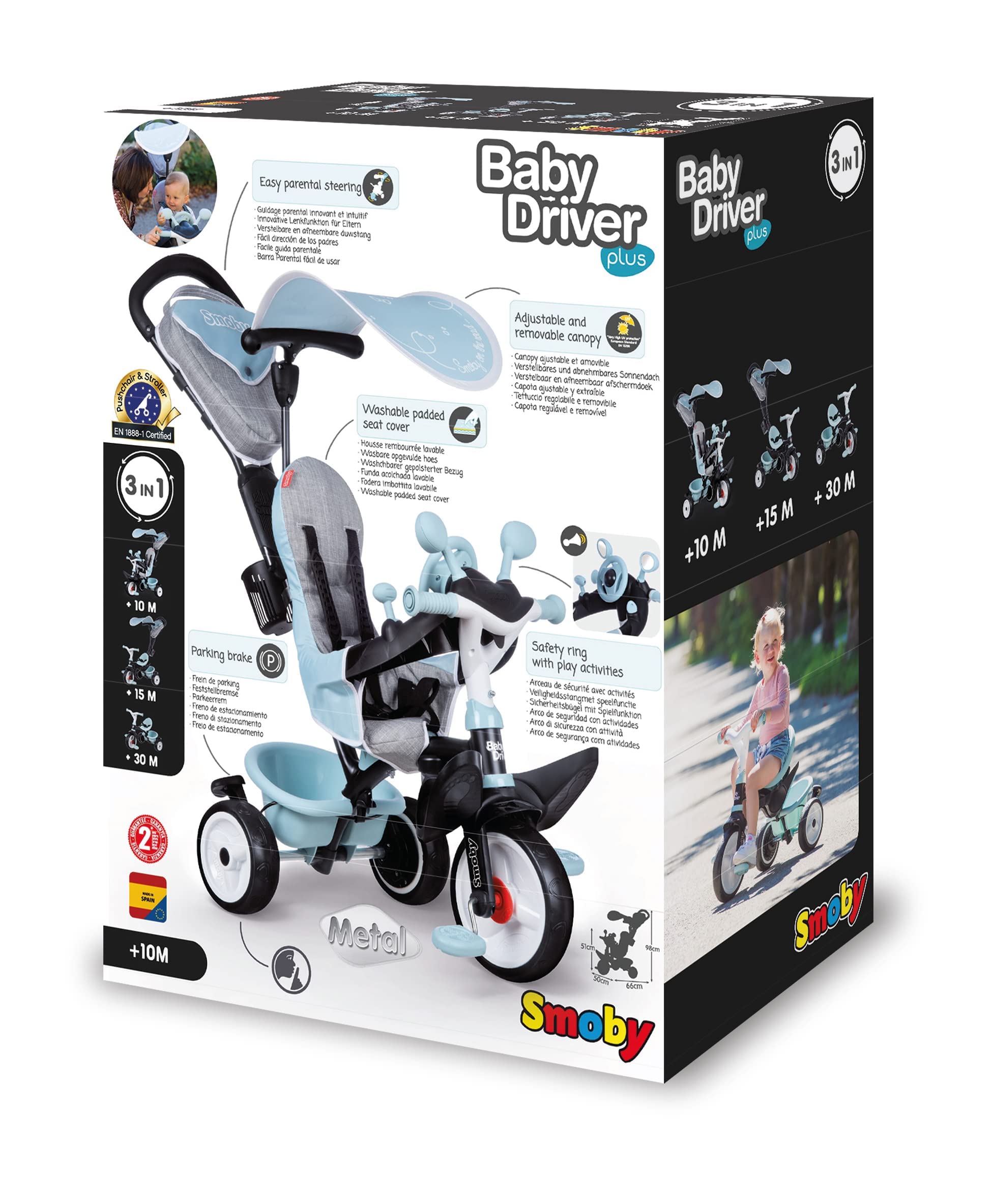 smoby-baby-driver-plus-dreirad-blau-3-in-1-ab-10-monaten image 4