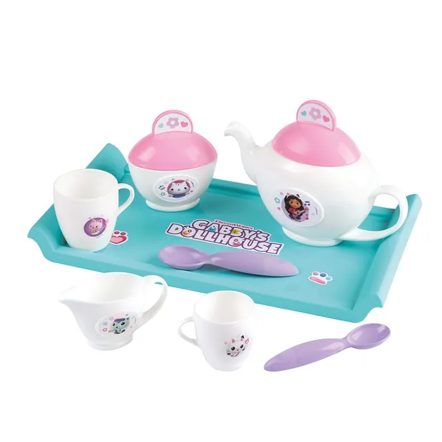 smoby-gabby-s-dollhouse-teeservice-geschirrset-8-teilig-ab-3-jahren image 1