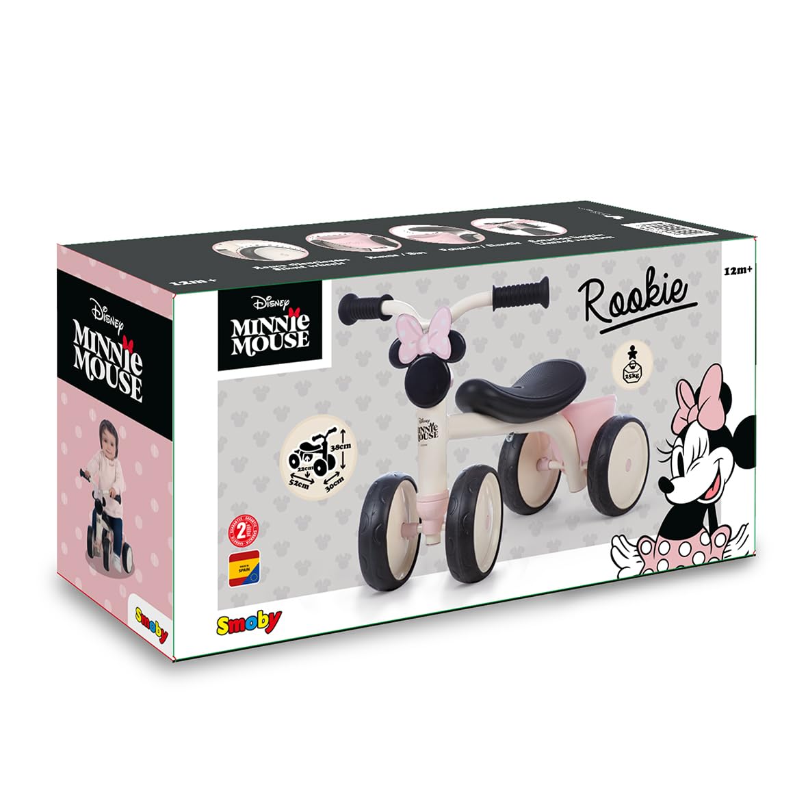 smoby-minnie-mouse-rookie-rutscher-lauflernwagen-ab-12-monaten image 7