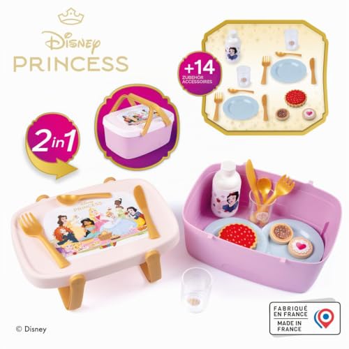 smoby-disney-princess-2-in-1-picknickkorb-14-teilig-ab-3-jahren image 7