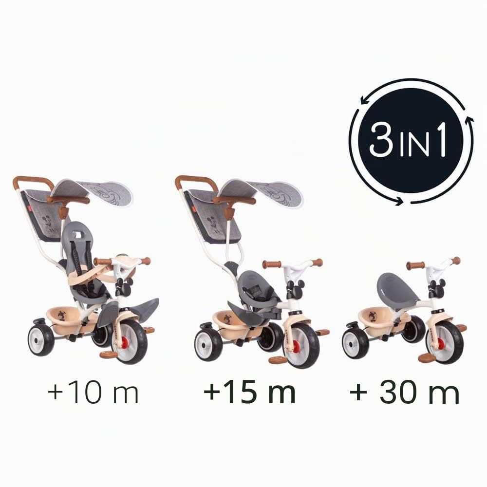 smoby-mickey-mouse-dreirad-baby-balade-plus-l-mit-schubstange image 3