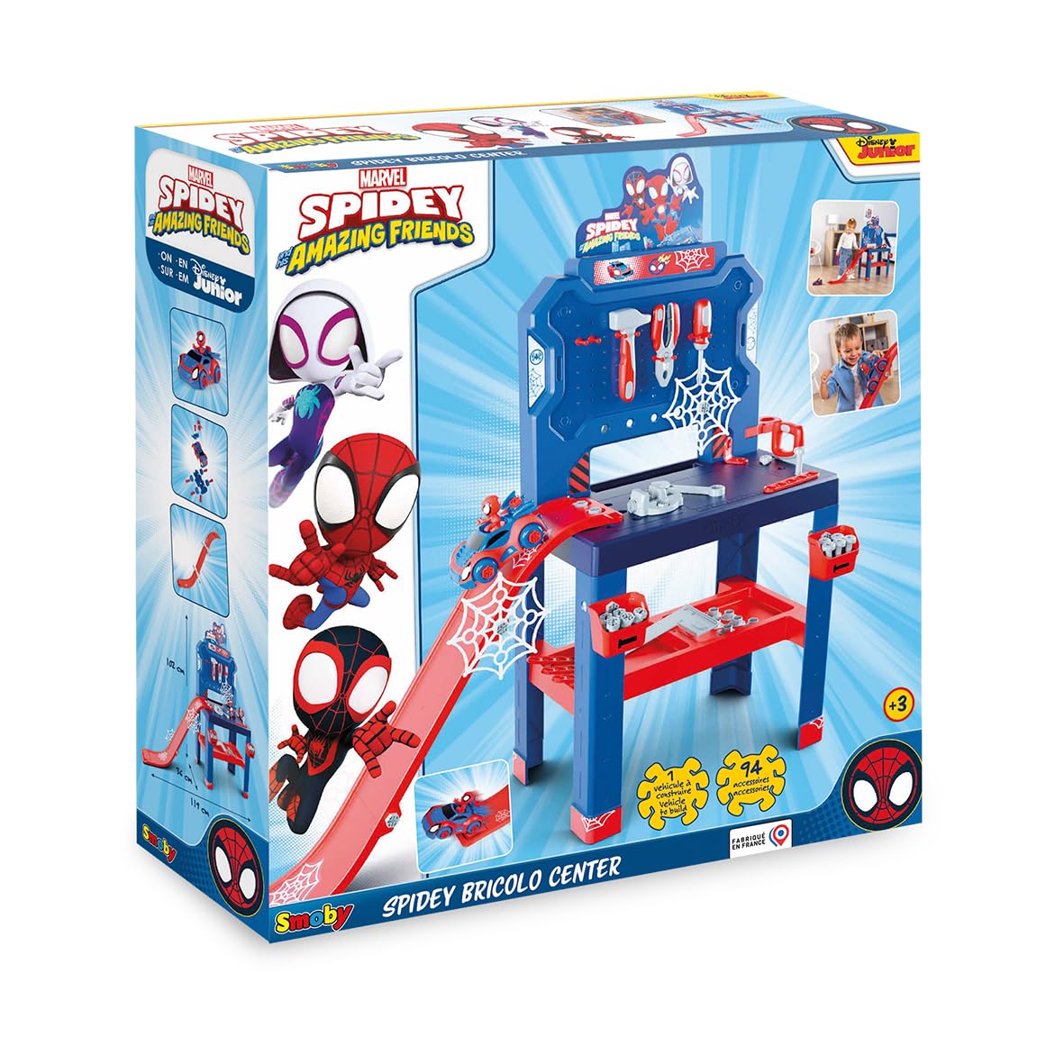 smoby-spidey-werkbank-spielwerkbank-94-teile-sprungschanze-ab-3j image 7